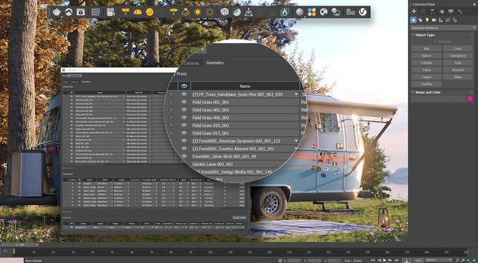 V-ray 7 para 3ds max GEOMETRIA